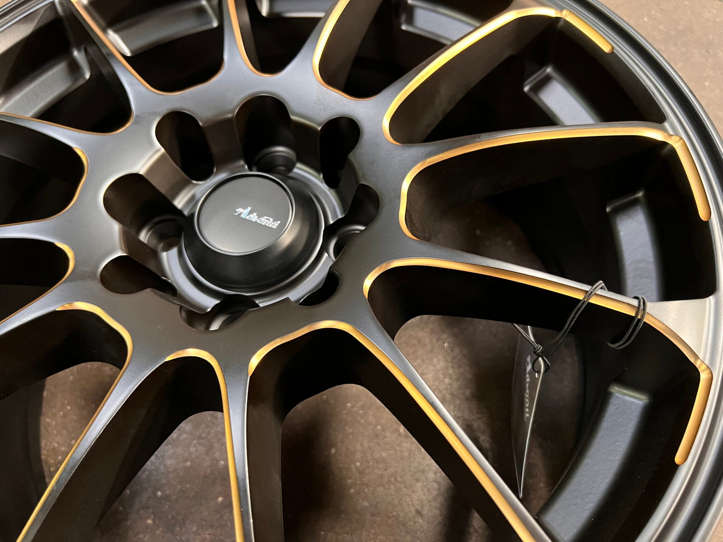 New 16X7 ET40 Advanti Parallex Rim (4 wheel) Matt Black 4X114.3