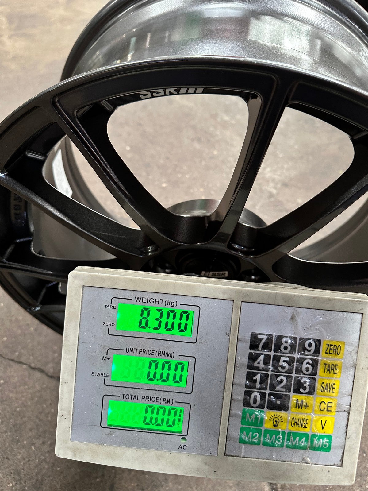 New 18X8.5 ET44 SSR GTX04 Rim (4 wheel) Gloss Gunmetal 5X112