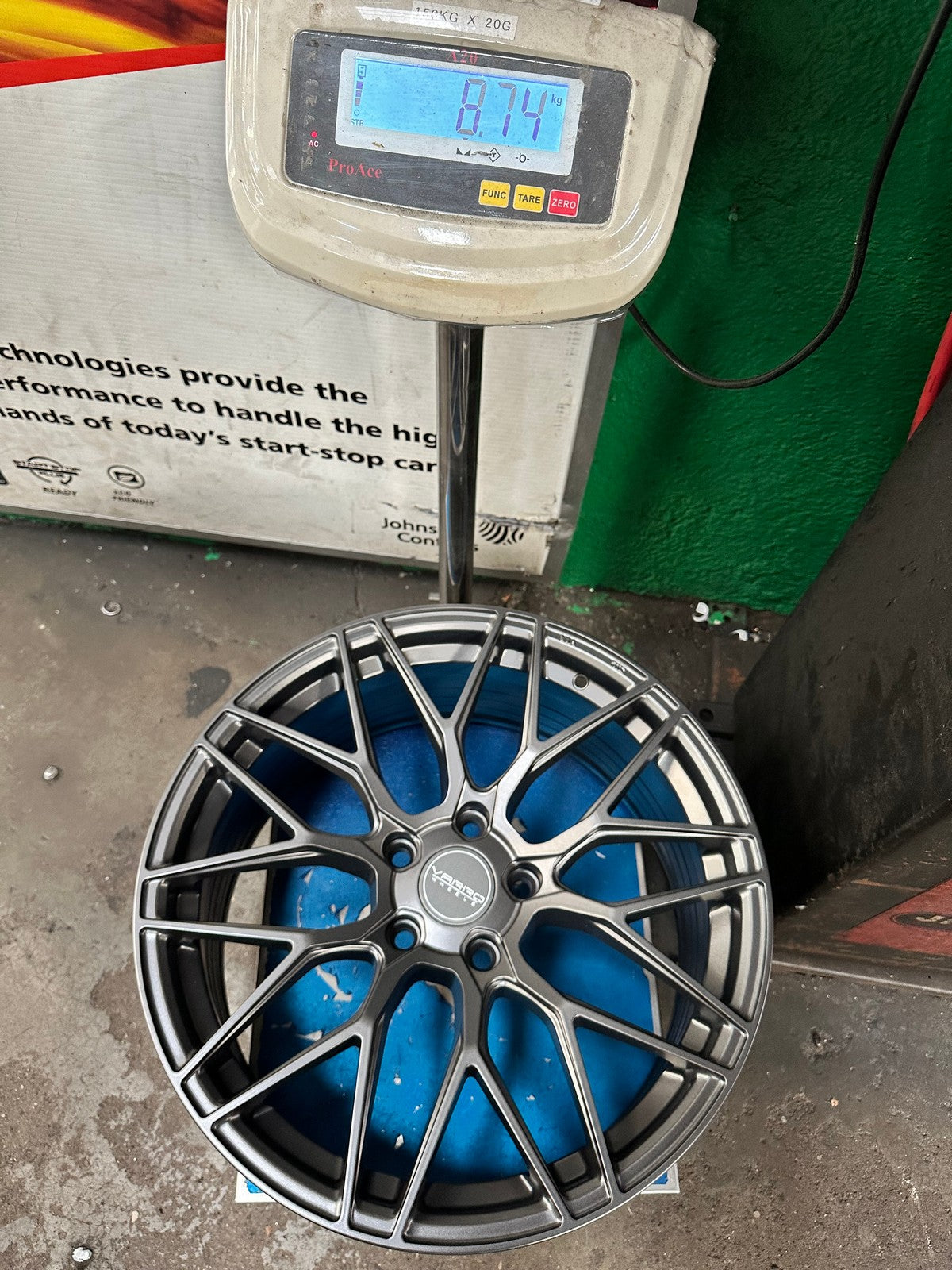 New 18X8.5 ET43 Varro VD06X Rim (4 wheel) Matt Gunmetal 5X112