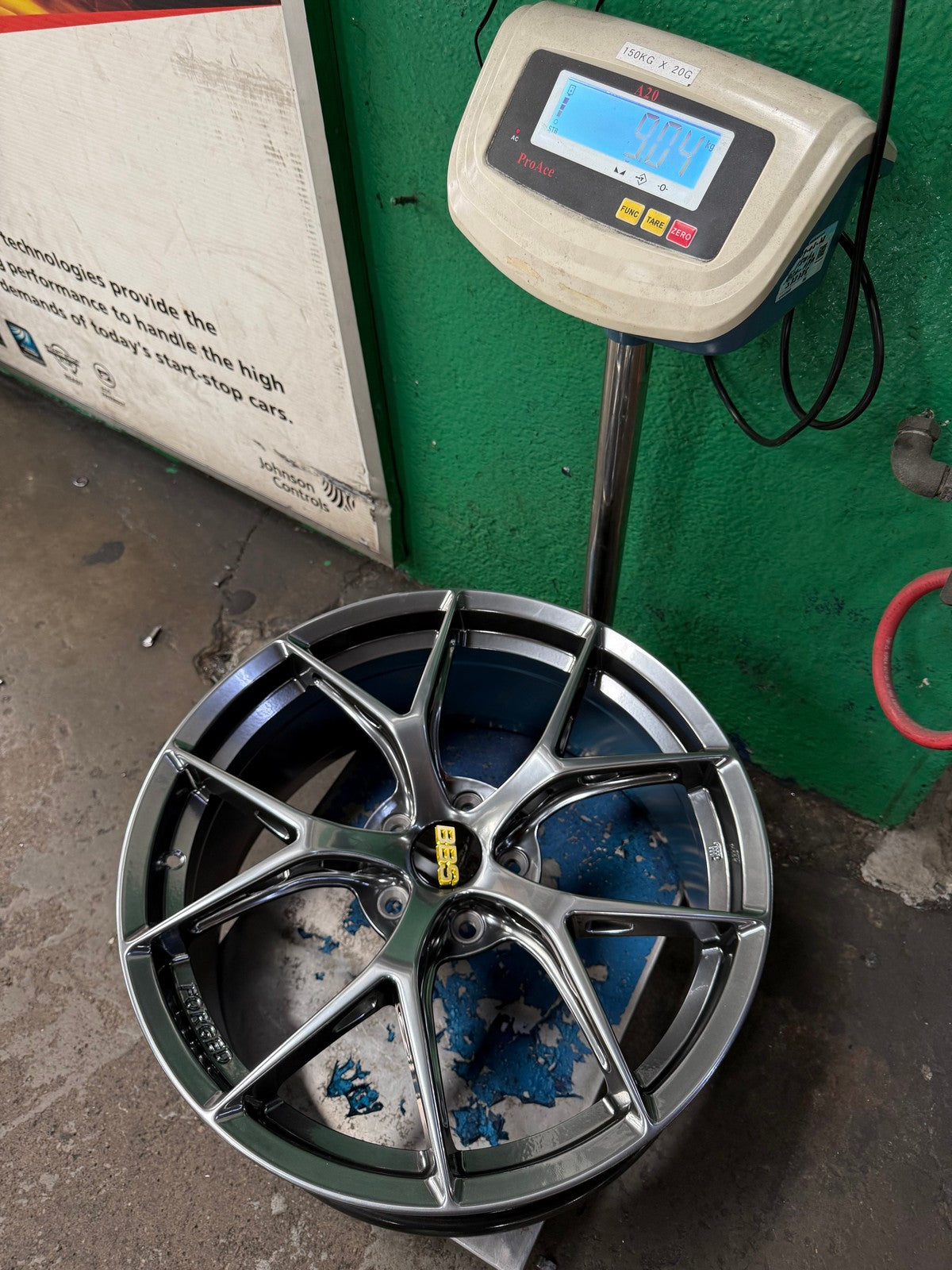 New 19X8.5 ET43 BBS FIR Design Rim (4 wheel) Hyper Black 5X112