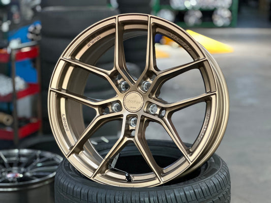 New 18X8.5 ET35 Lenso V3N Rim (4 wheel) Matt Bronze 5X114.3