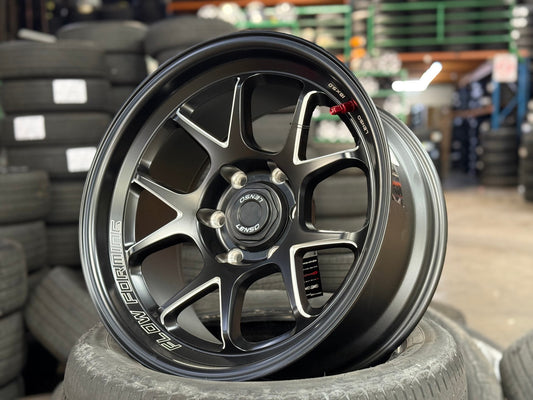 New 18X9 ET0 Lenso Venom 6 Rim (4 wheel) Matt Black 6X139.7