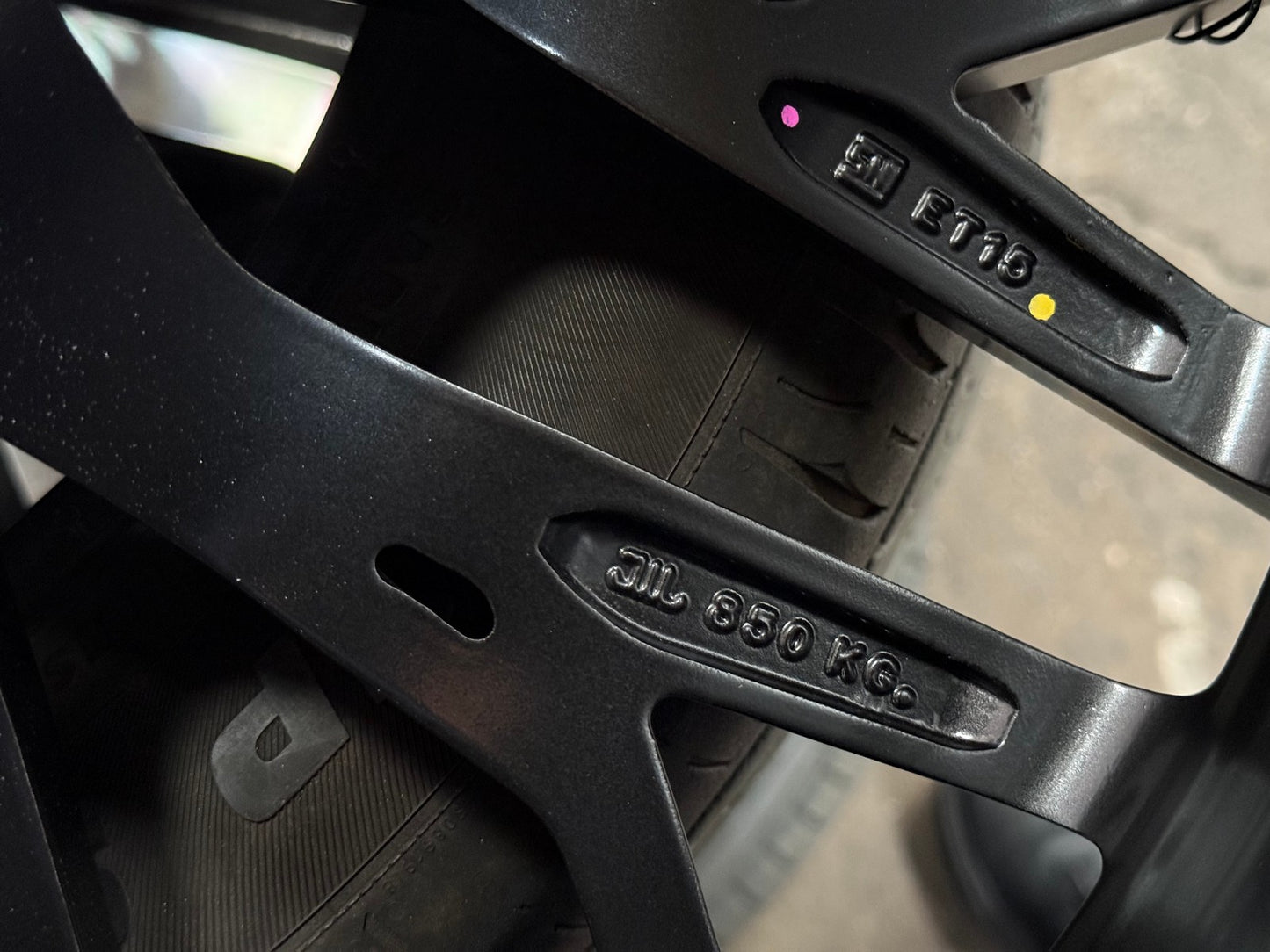 New 20X9 ET15 Lenso Ventus Rim (4 wheel) Matt Black 6X139.7