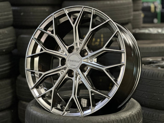 New 19X8.5 ET35 Lenso VNA Rim (4 wheel) Matt Gunmetal 5X114.3