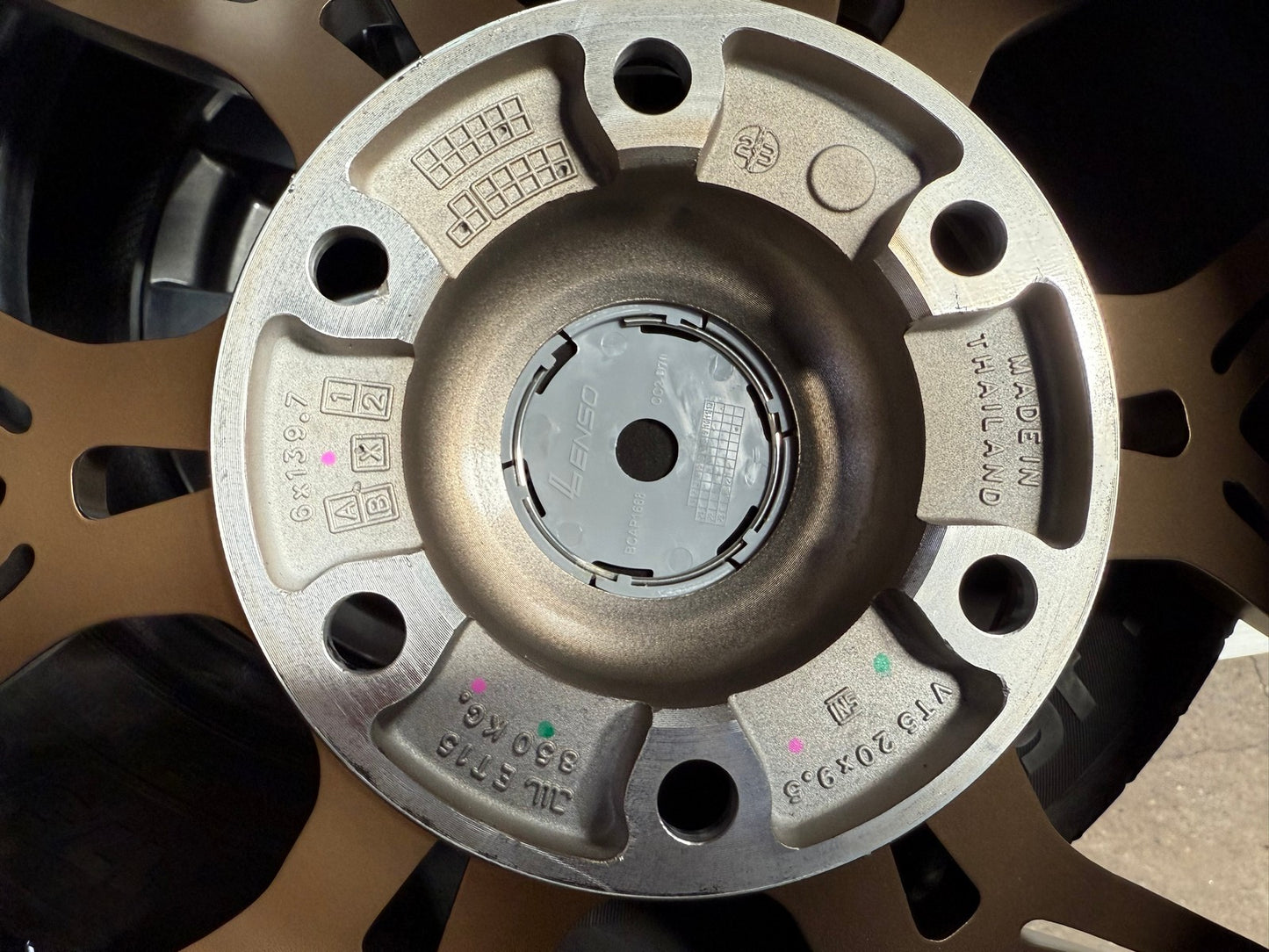 New 20X9.5ET15 Lenso VT5 Rim (4 wheel) Matt Bronze 6X139.7