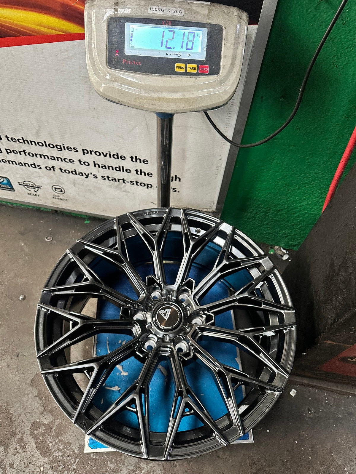 New 20X9 ET15 Vogue VWF13 SUV Rim (4 wheel) Hyper Black 6X139.7