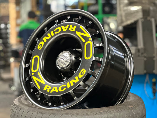 New 16X8.5 ET-15 OZ Rally Rim (5 wheel) Gloss Black 6X139.7