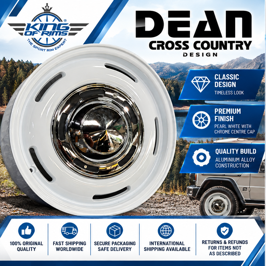 17x7 ET42 5x112 Pearl White Alloy Wheels (Set of 4)