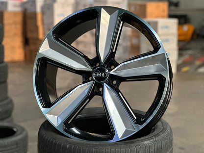 New 21X9 ET30 Audi RS5 Design Rim (4 wheel) Gloss Black PF 5X112