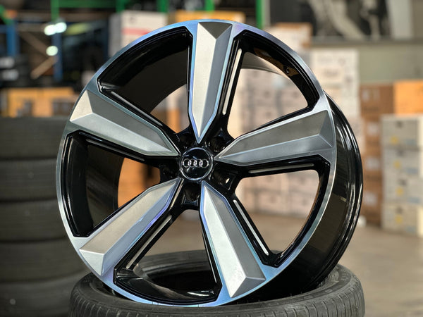 New 21X9 ET30 Audi RS5 Design Rim (4 wheel) Gloss Black PF 5X112