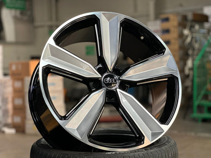 New 21X9 ET30 Audi RS5 Design Rim (4 wheel) Gloss Black PF 5X112