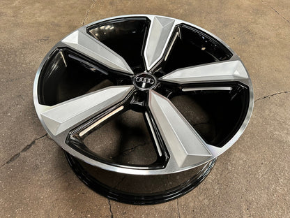 New 21X9 ET30 Audi RS5 Design Rim (4 wheel) Gloss Black PF 5X112