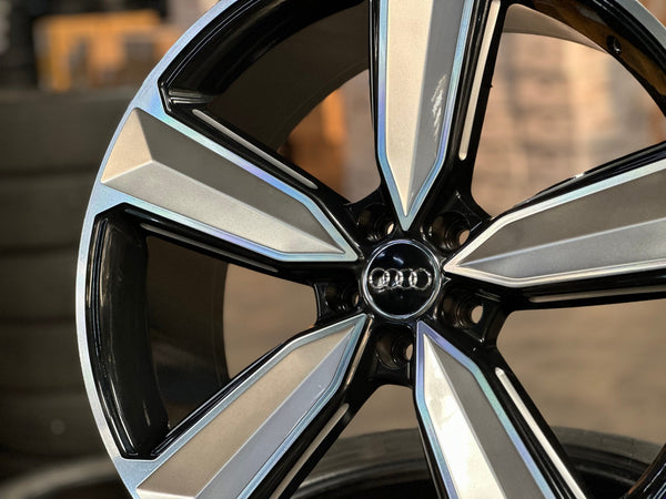 New 21X9 ET30 Audi RS5 Design Rim (4 wheel) Gloss Black PF 5X112