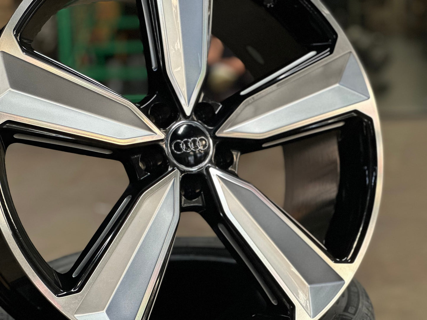 New 21X9 ET30 Audi RS5 Design Rim (4 wheel) Gloss Black PF 5X112