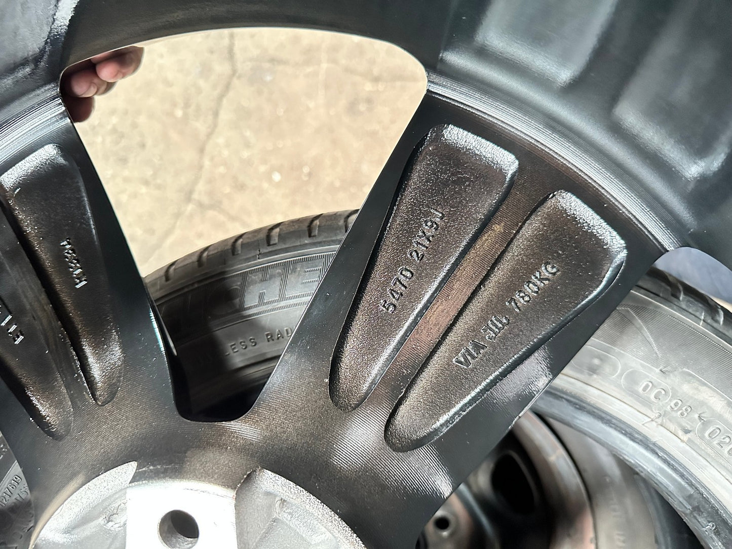 New 21X9 ET30 Audi RS5 Design Rim (4 wheel) Gloss Black PF 5X112