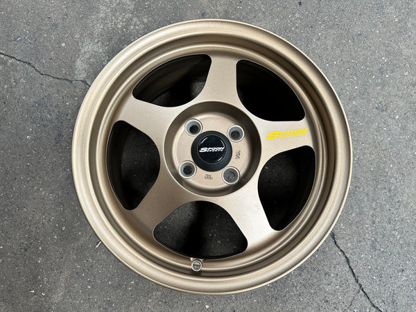 New 15X7 ET41 AOW Flow Formed Spoon Rim (4 wheel) Matt Bronze 4X100