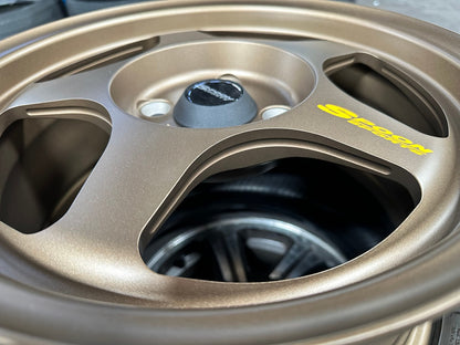 New 15X7 ET41 AOW Flow Formed Spoon Rim (4 wheel) Matt Bronze 4X100