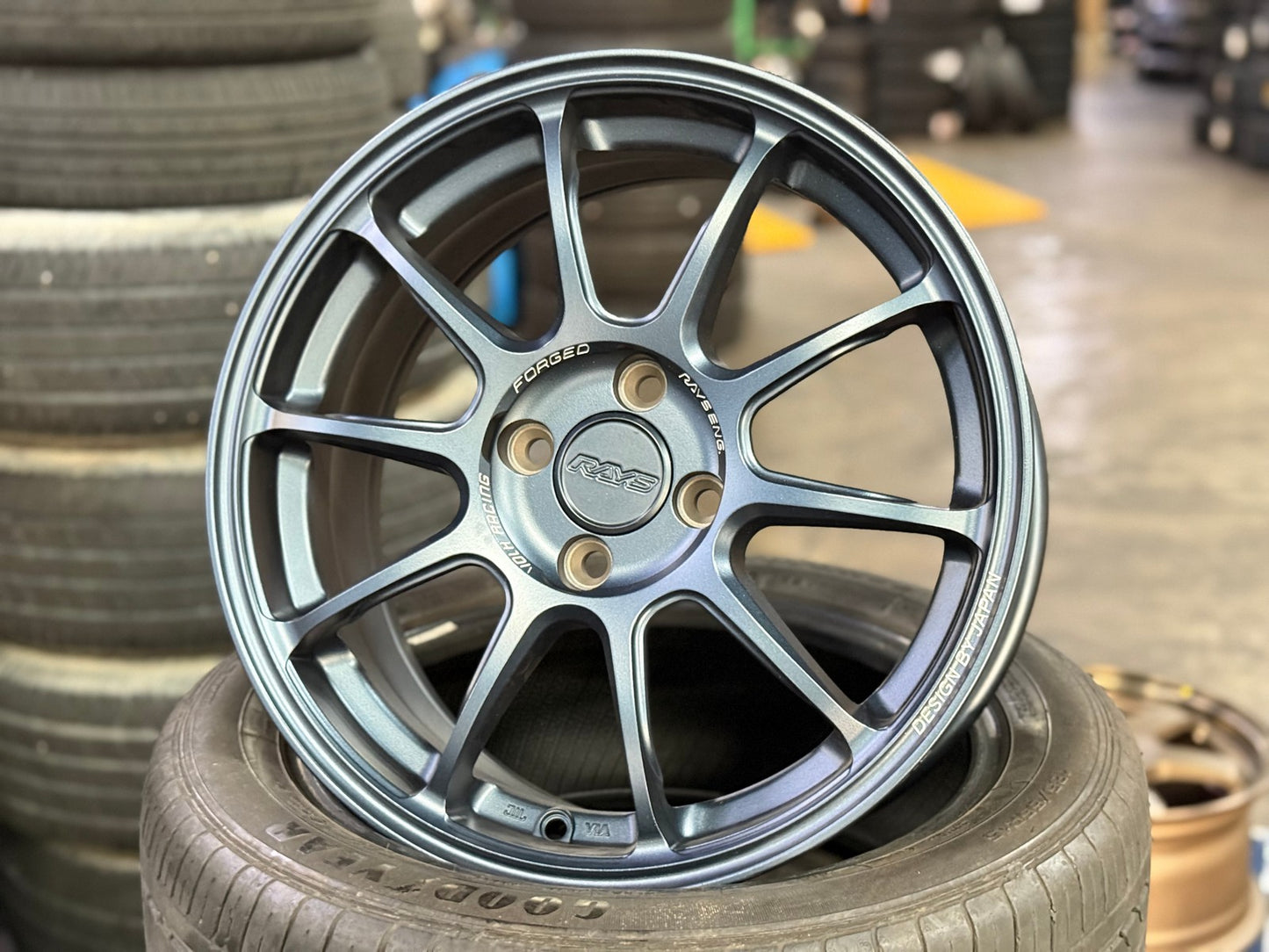 New 16X7 ET40 AOW Flow Formed ZE40 Rim (4 wheel) Matt Blue 4X100