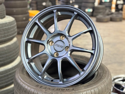 New 16X7 ET40 AOW Flow Formed ZE40 Rim (4 wheel) Matt Blue 4X100