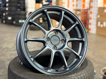 New 16X7 ET40 AOW Flow Formed ZE40 Rim (4 wheel) Matt Blue 4X100