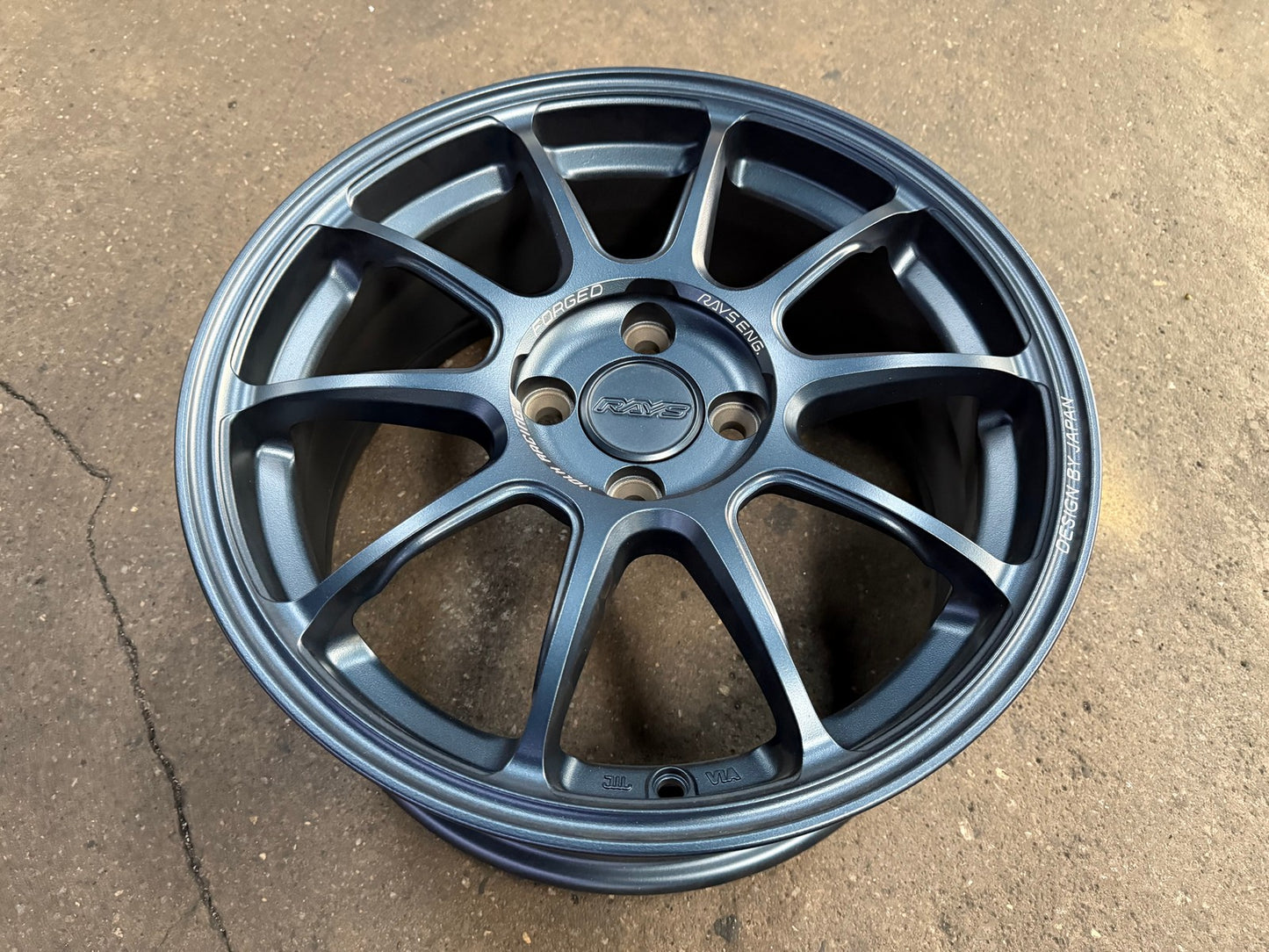 New 16X7 ET40 AOW Flow Formed ZE40 Rim (4 wheel) Matt Blue 4X100