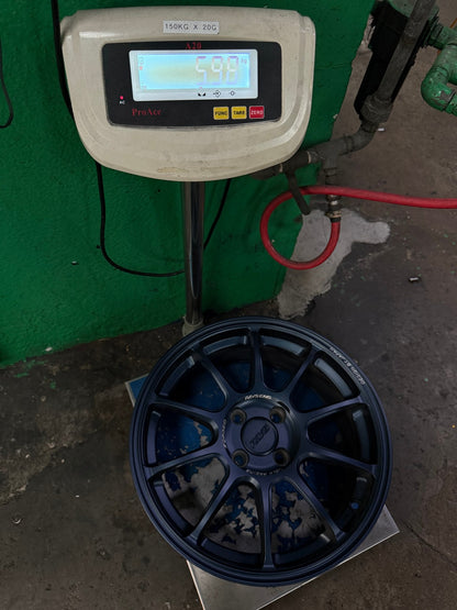 New 16X7 ET40 AOW Flow Formed ZE40 Rim (4 wheel) Matt Blue 4X100