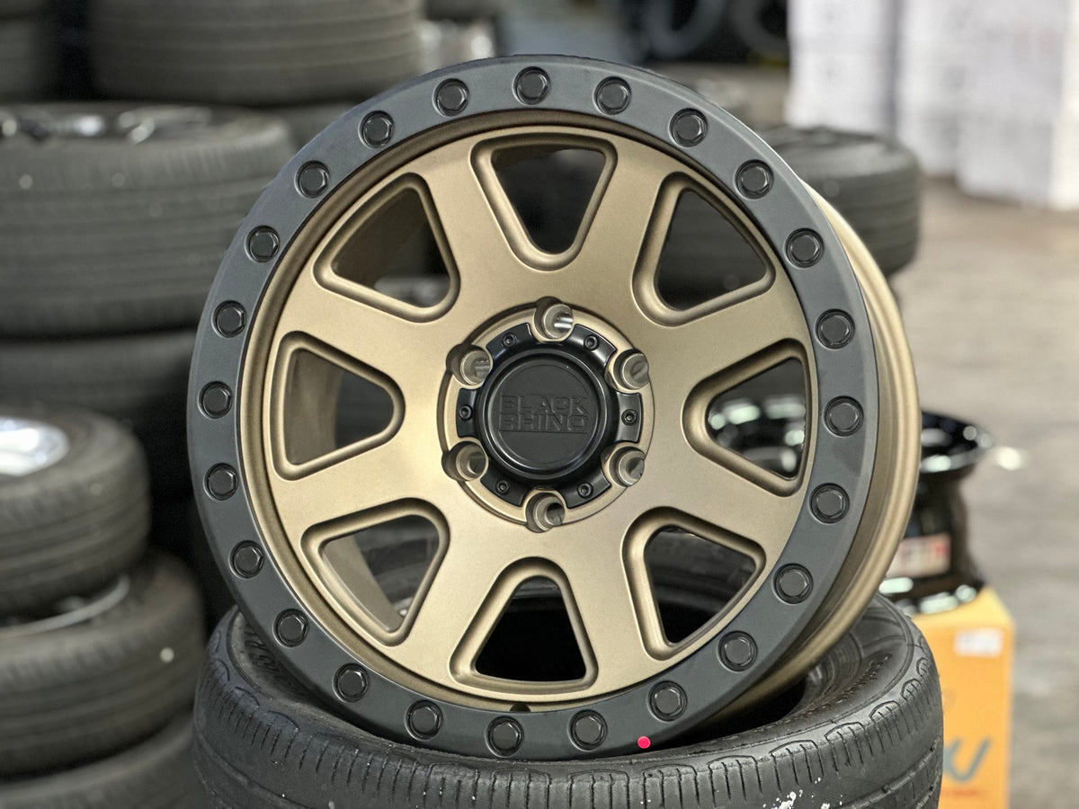 New 18X9 ET12 Black Rhino Baker Rim (4 wheel) Matt Bronze 6X139.7