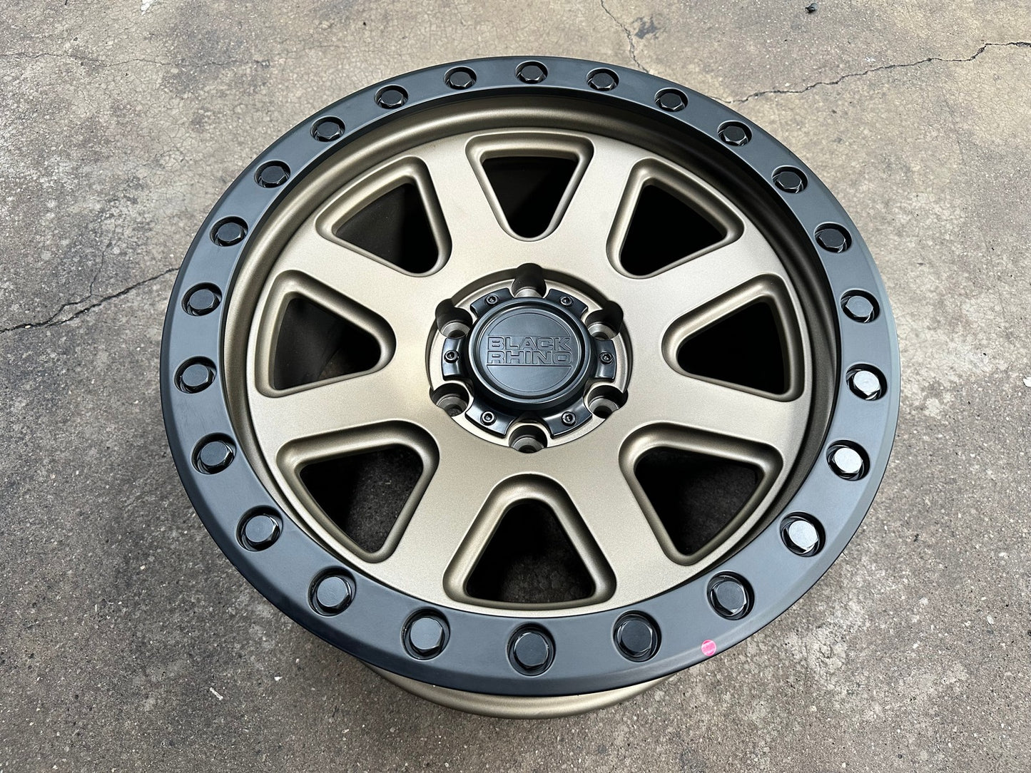 New 18X9 ET12 Black Rhino Baker Rim (4 wheel) Matt Bronze 6X139.7