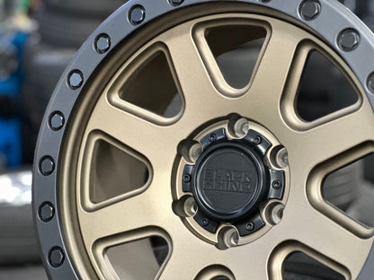 New 18X9 ET12 Black Rhino Baker Rim (4 wheel) Matt Bronze 6X139.7