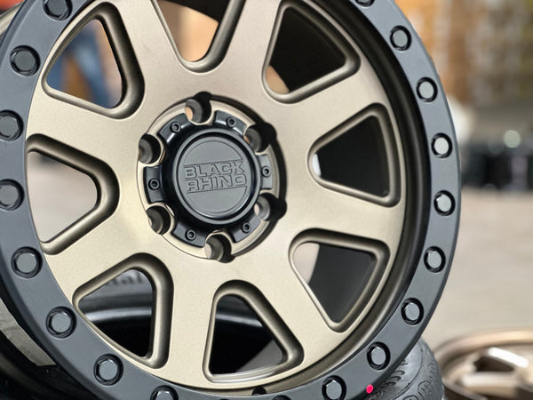 New 18X9 ET12 Black Rhino Baker Rim (4 wheel) Matt Bronze 6X139.7