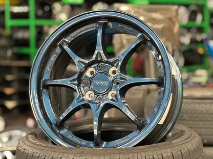 New 16X7 ET40 AOW Flow Formed CE28 Rim (4 wheel) Gloss Blue 4X100