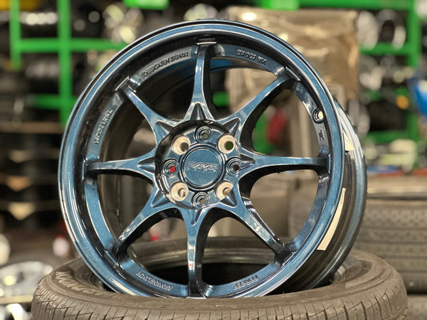 New 16X7 ET40 AOW Flow Formed CE28 Rim (4 wheel) Gloss Blue 4X100