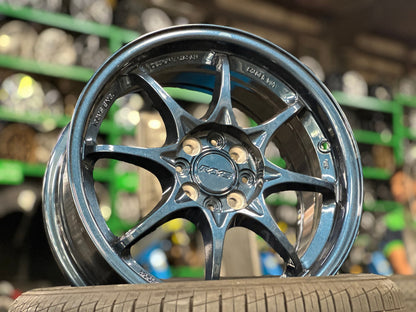 New 16X7 ET40 AOW Flow Formed CE28 Rim (4 wheel) Gloss Blue 4X100