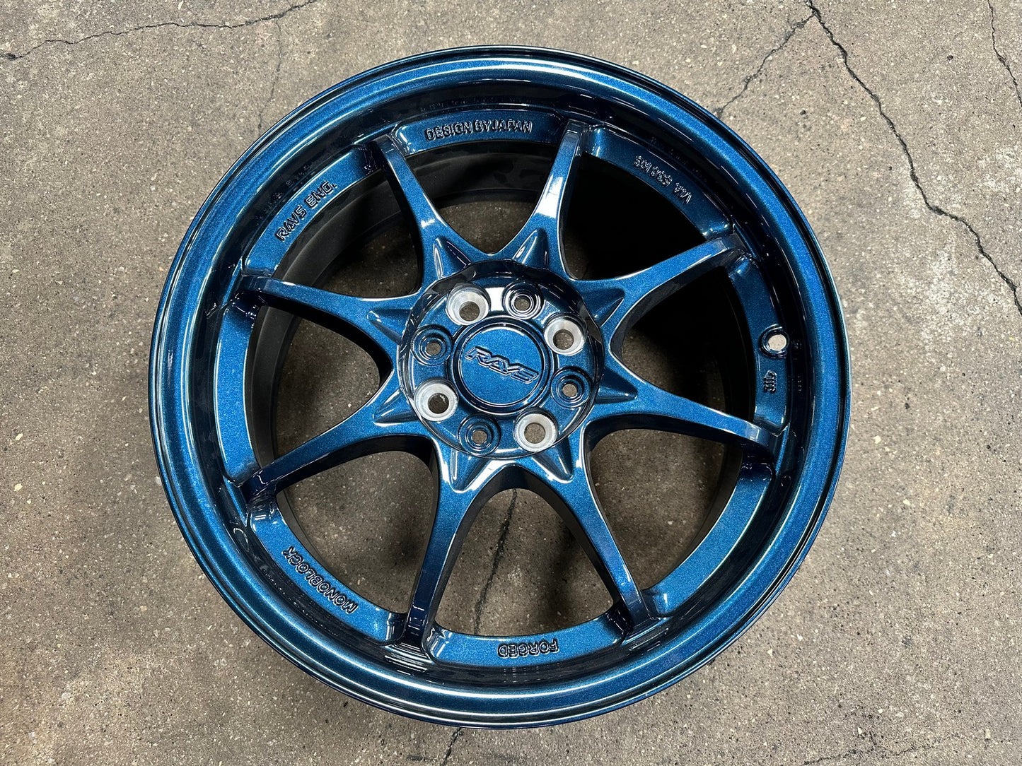 New 16X7 ET40 AOW Flow Formed CE28 Rim (4 wheel) Gloss Blue 4X100