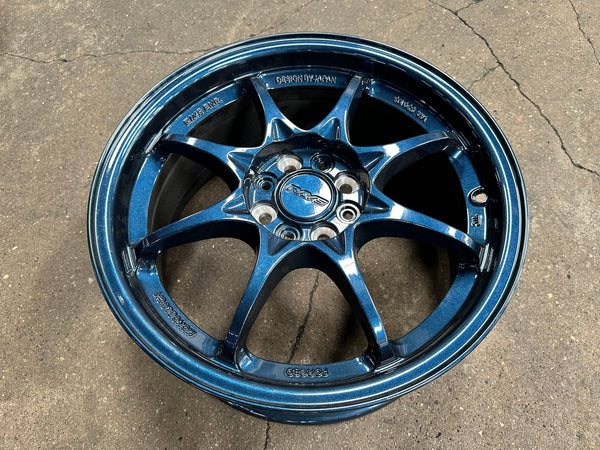 New 16X7 ET40 AOW Flow Formed CE28 Rim (4 wheel) Gloss Blue 4X100