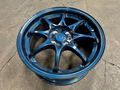 New 16X7 ET40 AOW Flow Formed CE28 Rim (4 wheel) Gloss Blue 4X100