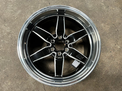 New 18X9.5 ET25 Lenso D1 Racing Rim (4 wheel) Gloss Black 6X114.3