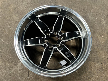 New 18X9.5 ET25 Lenso D1 Racing Rim (4 wheel) Gloss Black 6X114.3