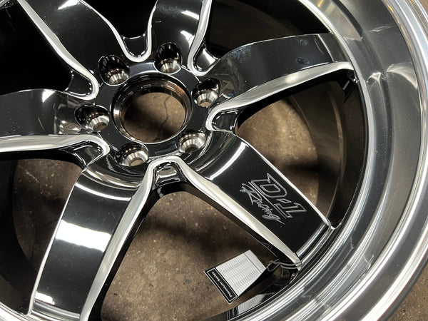 New 18X9.5 ET25 Lenso D1 Racing Rim (4 wheel) Gloss Black 6X114.3