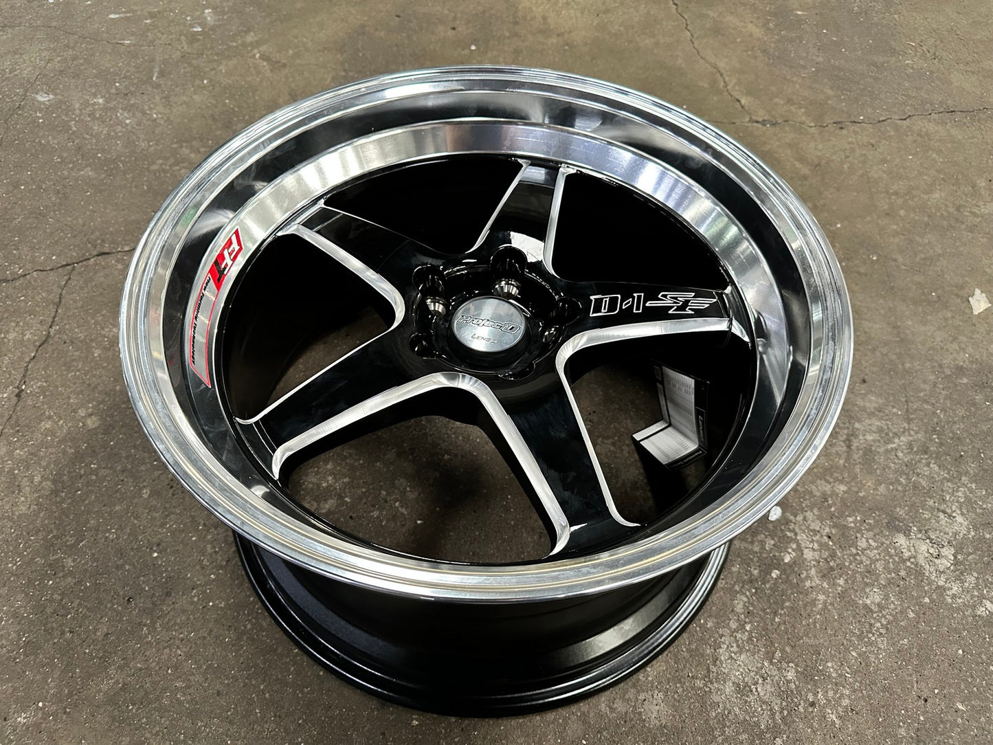 New 18X9.5 ET22 Lenso D1SF Rim (4 wheel) Gloss Black 5X114.3
