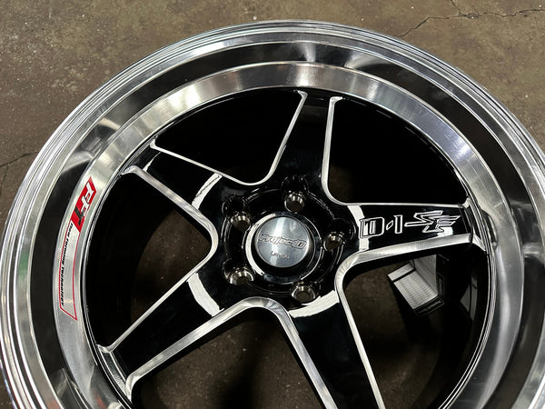 New 18X9.5 ET22 Lenso D1SF Rim (4 wheel) Gloss Black 5X114.3