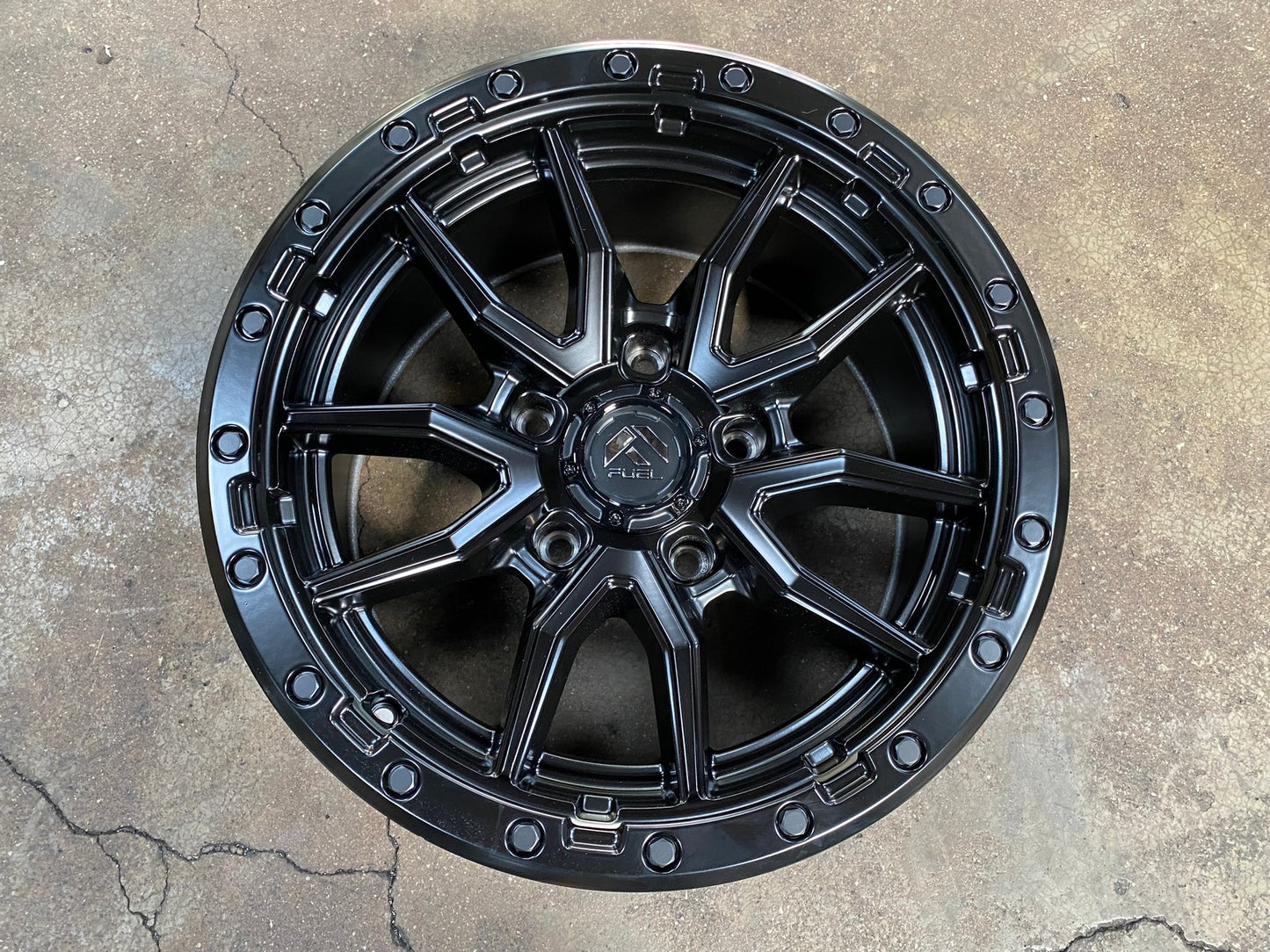 New 18X9 ET1 Fuel Rim (4 wheel) Matt Black 5X150