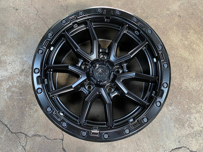 New 18X9 ET1 Fuel Rim (4 wheel) Matt Black 5X150