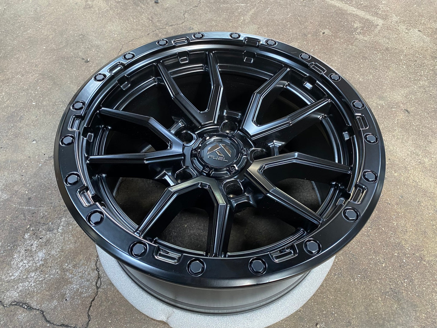 New 18X9 ET1 Fuel Rim (4 wheel) Matt Black 5X150