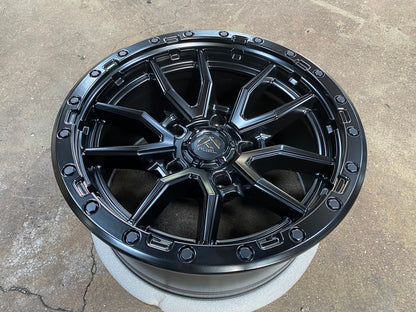 New 18X9 ET1 Fuel Rim (4 wheel) Matt Black 5X150