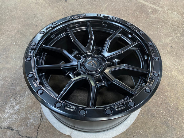 New 18X9 ET1 Fuel Rim (4 wheel) Matt Black 5X150
