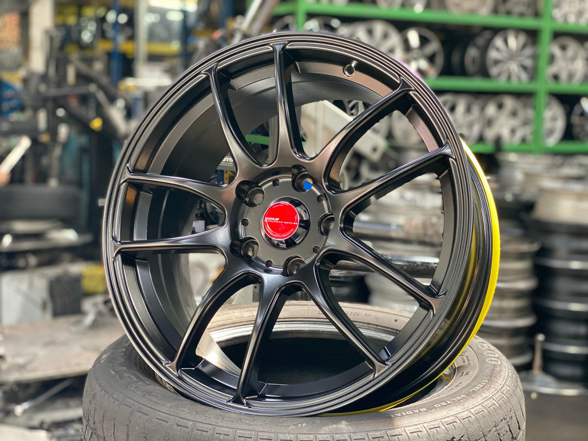 New 17X7.5 ET40 DM054 Rim (4 wheel) Matt Black 5X114.3