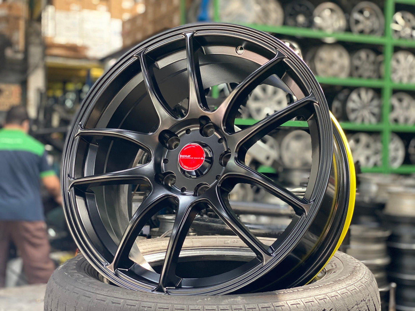 New 17X7.5 ET40 DM054 Rim (4 wheel) Matt Black 5X114.3