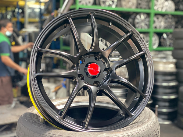 New 17X7.5 ET40 DM054 Rim (4 wheel) Matt Black 5X114.3