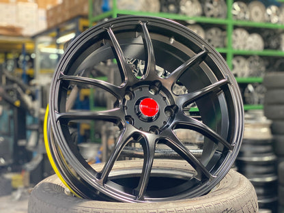 New 17X7.5 ET40 DM054 Rim (4 wheel) Matt Black 5X114.3